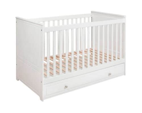 Babybett Mary Weiss 140x70 zum Bettsofa umrüstbar bei Zimmeria.de