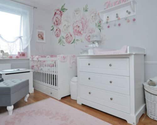 Babyzimmer Mary Weiss 140x70 zum Juniorbett umrüstbar bei Zimmeria.de