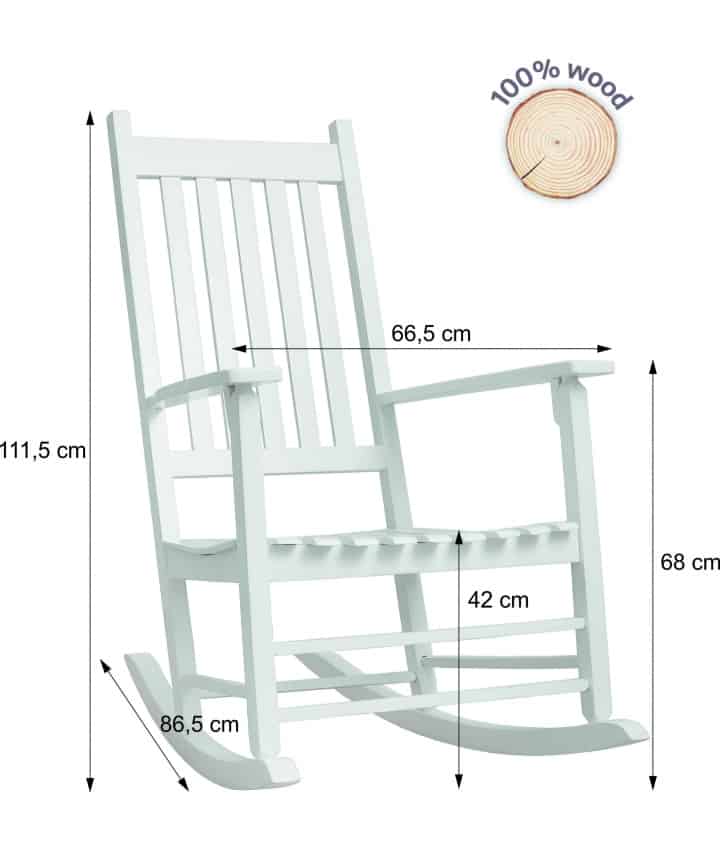 Schaukelstuhl Cosy Holz In Weiss Ab 199 Bei Zimmeria Online Kaufen