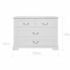 Kommode Babyzimmer Traum & Gute Nacht 4er in Weiss bei Zimmeria.de