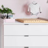 Wickelaufsatz für Kommode Babyzimmer Simple in Weiss bei Zimmeria.de