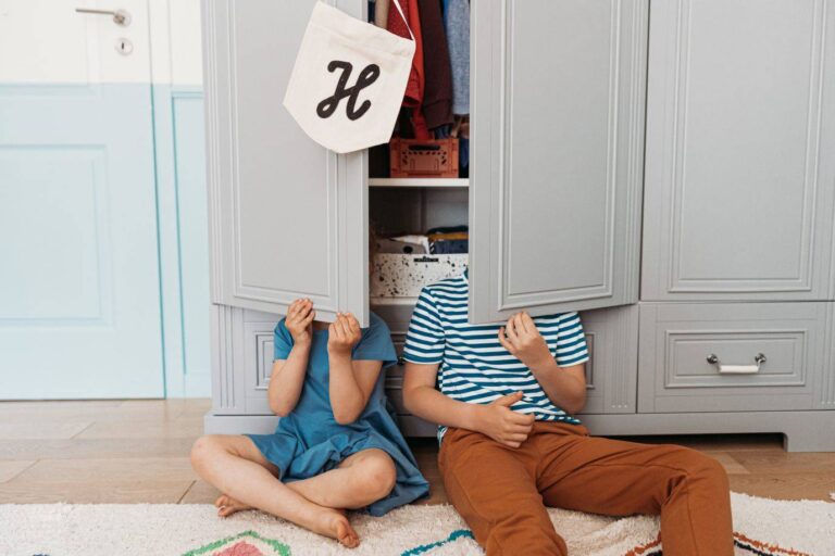 Kleiderschrank 3er Babyzimmer Traum & Gute Nacht in Grau