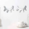 3D-Wimpern-Spiegel-Wandaufkleber Acrylglas bei Zimmeria.de