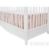 3erSet Babyausstatung Bettrock Bettzeug Rollkissen in rosa Leine bei Zimmeria.de
