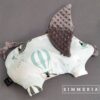 5er Set Babyerstausstattung Mint Schlafsack Bettumrandung Kopfkissen Bettlaken Haase von Zimmeria.de