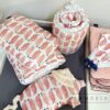 Baby 5er-Set Kissen Decke Bettumrandung Girlande Kopfkissen von Zimmeria.de