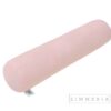 3erSet Babyausstatung Bettrock Bettzeug Rollkissen in rosa Leine bei Zimmeria.de