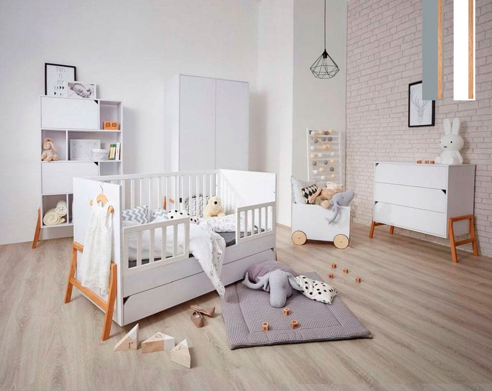 Kollektion Lotta Babyzimmer Weiss & Grau bei Zimmeria.de