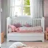 Babybett Constance 140x70 zum Sofa umbaubar
