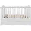 Babybett Constance 140x70 in weis seitlich