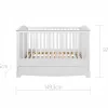 Babybett Constance 140x70 Abmessungen