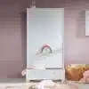 Kleiderschrank Constance in weiß